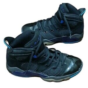 428817 001  Air Jordan 6-17-23' Black Orion Blue Purple MEN'S SIZE 10 SEE NOTES
